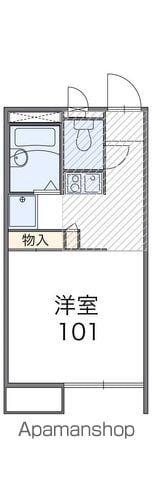 レオパレス1(1K/1階)の間取り写真