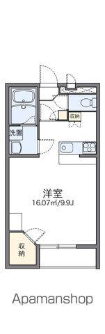 レオパレスプレミール(1K/1階)の間取り写真