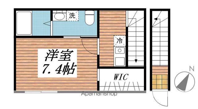 パークステート桜(1K/2階)の間取り写真