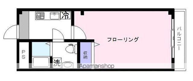 NEXT浜マンションMANSION(1K/1階)の間取り写真
