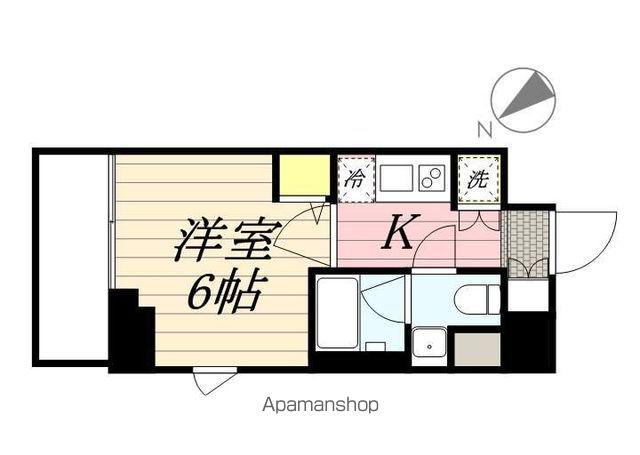 PREMIUM CUBE横浜反町 5階階 間取り