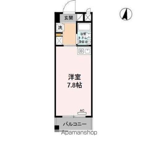 KOMODOKASA MIWA(ワンルーム/5階)の間取り写真