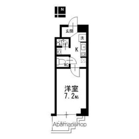 T&Sセンチュリーハイツ(1K/2階)の間取り写真