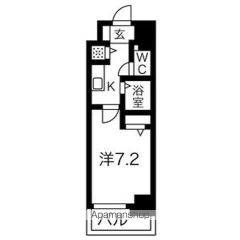 スパージオ横浜反町 6階階 間取り