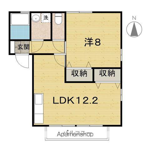 セジュール七番館(1LDK/2階)の間取り写真