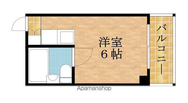 銀玉ハイツ(ワンルーム/5階)の間取り写真