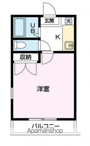 CASA FLANDER(1K/1階)の間取り写真