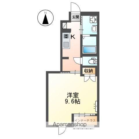 セレーナ広美(1K/1階)の間取り写真