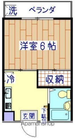 セベラパート1(1K/2階)の間取り写真