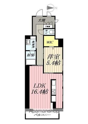 グランドセレニティ三郷中央(1LDK/3階)の間取り写真