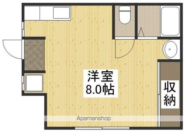 レジデンス伊島A棟(ワンルーム/1階)の間取り写真