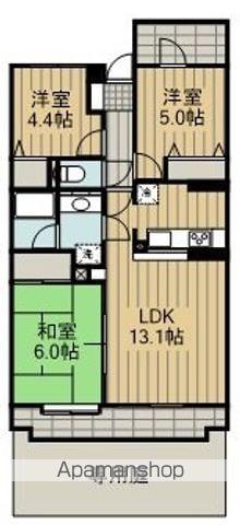 ダイアパレス青梅新町 1階階 間取り
