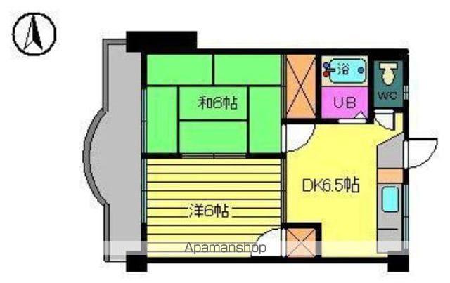 メゾン・ティアール(2DK/3階)の間取り写真