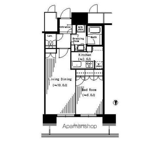 パークシティ武蔵小杉ミッドスカイタワー 43階階 間取り