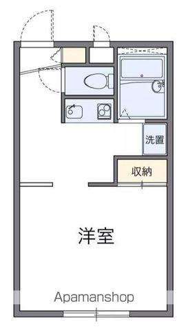 レオパレスクラウド(1K/2階)の間取り写真