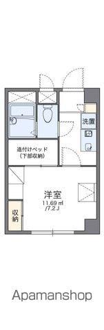 レオパレス御代の台 2階階 間取り