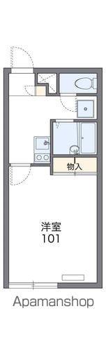 レオパレスグラッツェ(1K/1階)の間取り写真