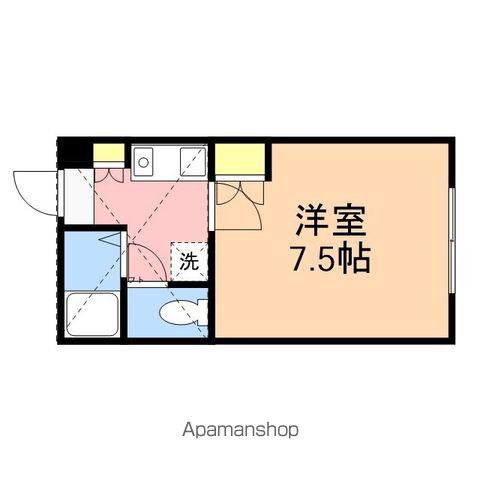 シーサイド小針(1K/2階)の間取り写真