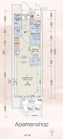 プレサンス錦エボリューション(ワンルーム/5階)の間取り写真