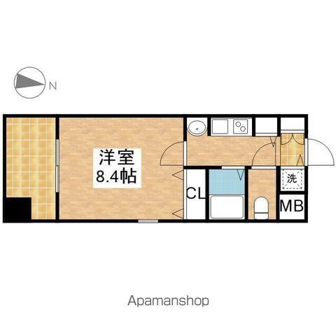 プレサンス泉セントマーク(1K/6階)の間取り写真