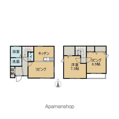 プラムドミール(2LDK)の間取り写真