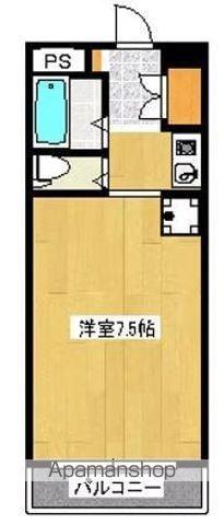 アルファ二番町(1K/2階)の間取り写真