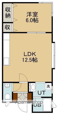宮前ハイツ(1LDK/2階)の間取り写真