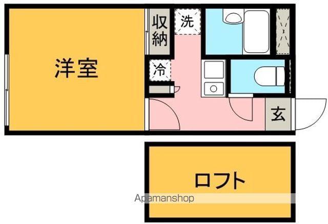 レオパレスRYO(1K/1階)の間取り写真