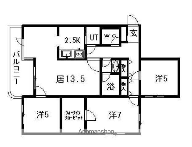 NOA2(3LDK/3階)の間取り写真