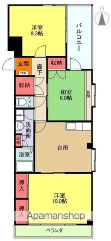 第1エミネンス作町(3DK/3階)の間取り写真