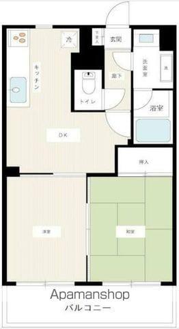 クリオ上大岡伍番館(2DK/3階)の間取り写真