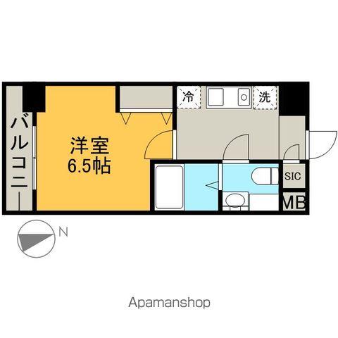 パルティーダ(1K/3階)の間取り写真