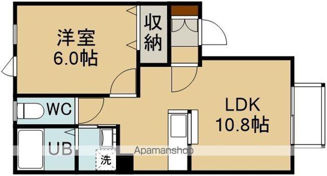 エステートパインビュー(1LDK/2階)の間取り写真
