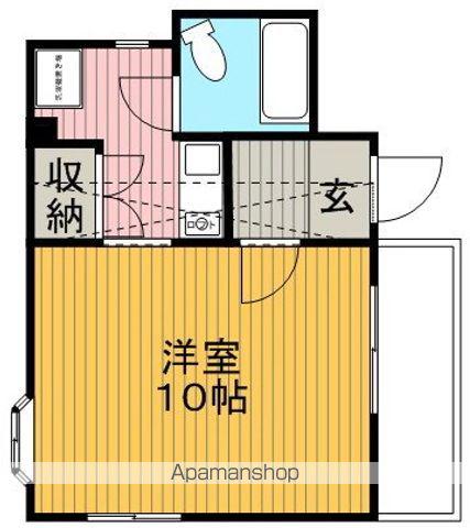 エレガントパレス豊中(1K/1階)の間取り写真