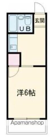 コート多賀Ⅲ(1K/1階)の間取り写真