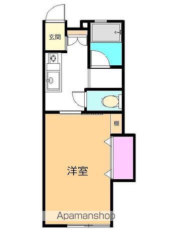 ハイツ ソネット(1K/1階)の間取り写真