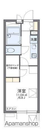 レオパレスアコール(1K/4階)の間取り写真