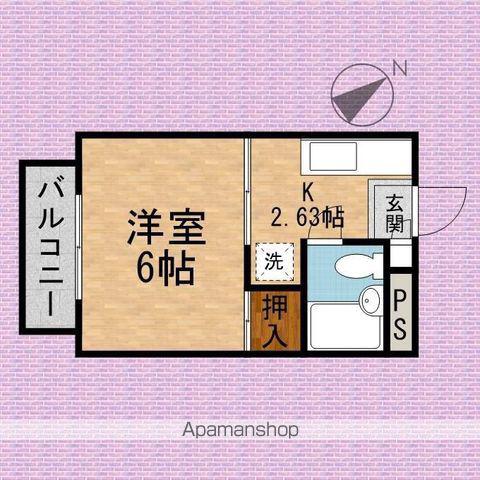 ハイムみずき(1K/3階)の間取り写真