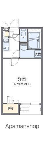 クレイノレジデンス桜(1K/2階)の間取り写真