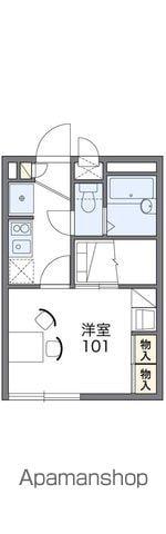 レオパレスラプランタン(1K/1階)の間取り写真