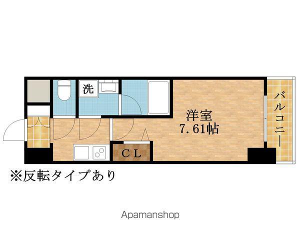 ブランシエスタ天満(1K/8階)の間取り写真