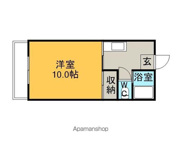 グリーンハイツ(1K/2階)の間取り写真