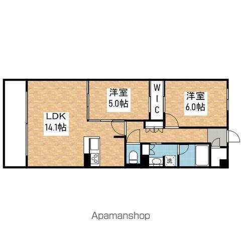 ヒヴィ・カーサ瑞穂(2LDK/1階)の間取り写真