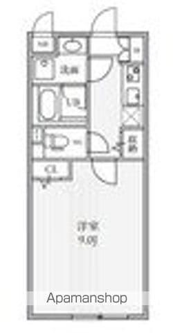 THE PALMS大島(1K/2階)の間取り写真