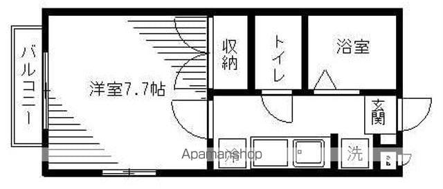 エクセレントHIRO(1K/2階)の間取り写真
