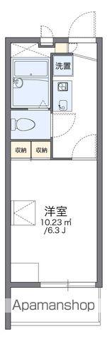 レオパレスT(1K/4階)の間取り写真