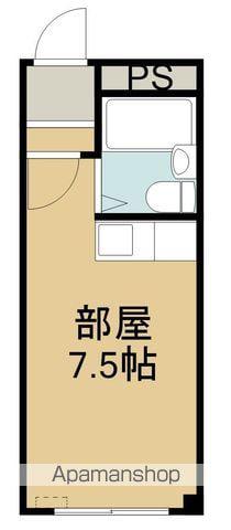 ウィズリーガル五稜郭公園(ワンルーム/1階)の間取り写真