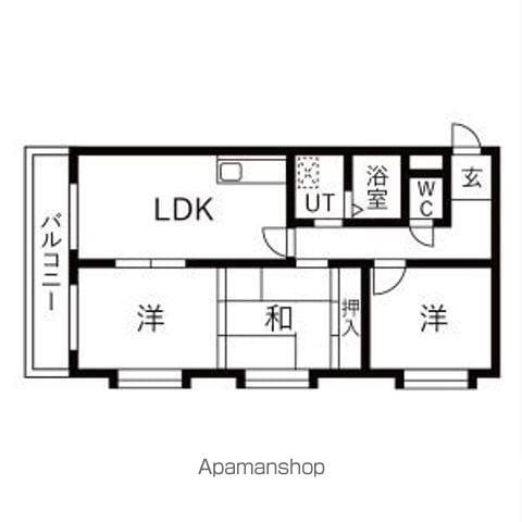 THE TOKUGETU 20(3LDK/4階)の間取り写真