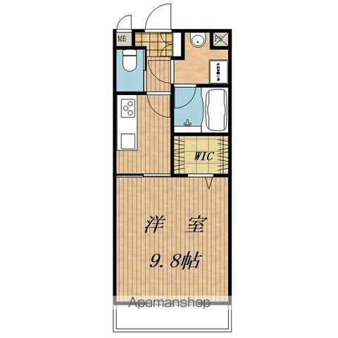 クレア飯田(1K/3階)の間取り写真
