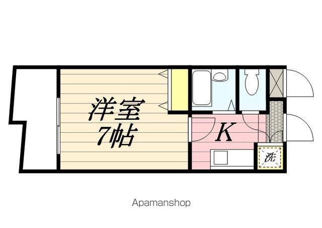 メゾン・ド・サントネール(1K/2階)の間取り写真